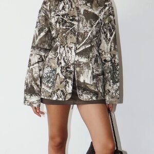 Camouflage Blazer Jacket
